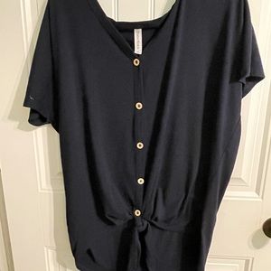 navy blue “blouse”